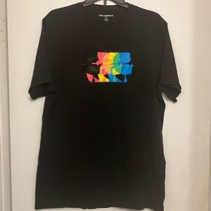 Karl lagerfeld colorful Karl profile tee